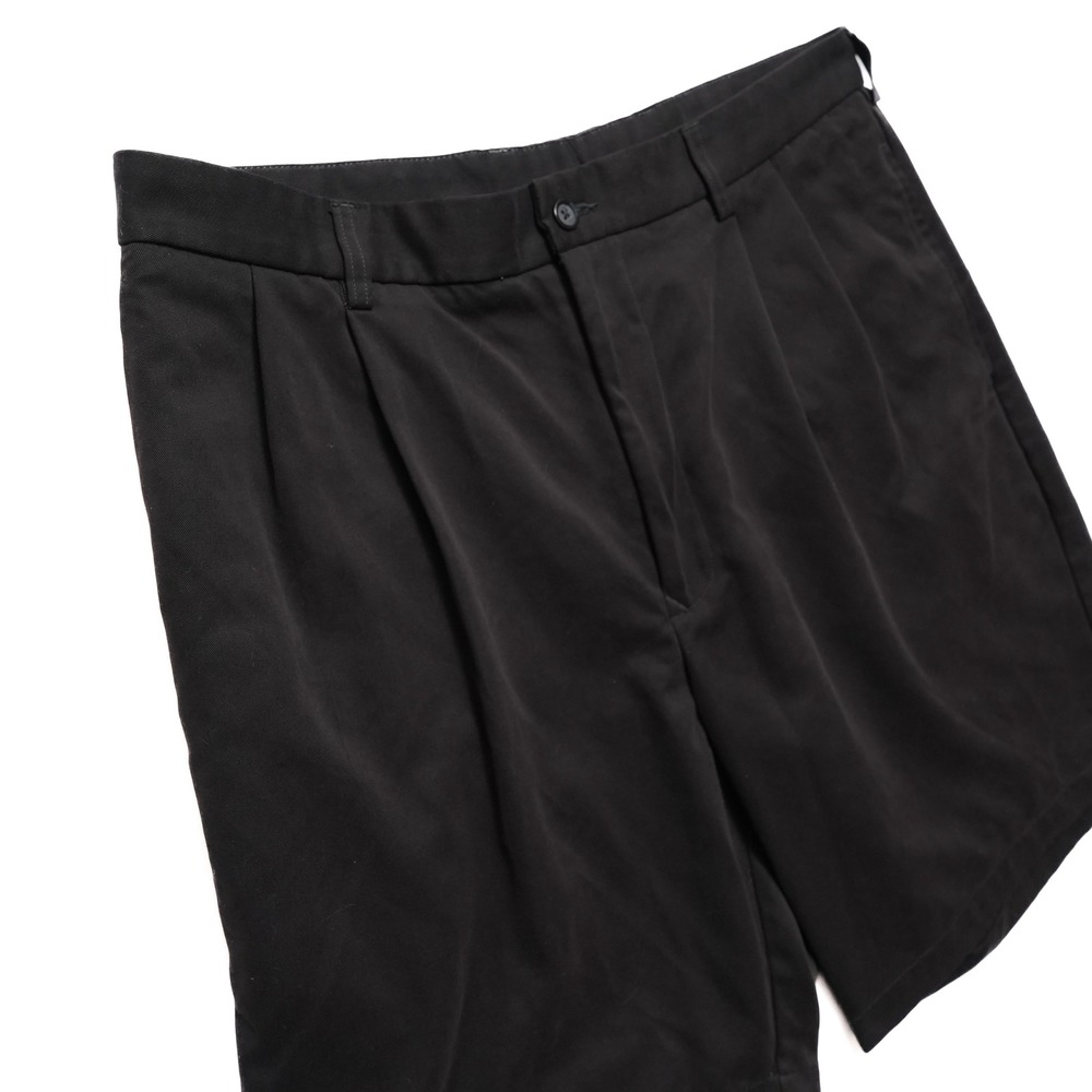 Tommy Armour Golf Shorts Mens 36 Black Pleatedβ Front Performance 3 Pockets